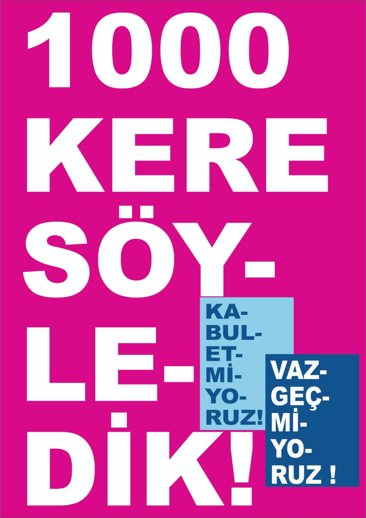 Boğaziçi Direnişi'nden 1000. gün açıklaması... Kabul etmiyoruz, vazgeçmiyoruz!