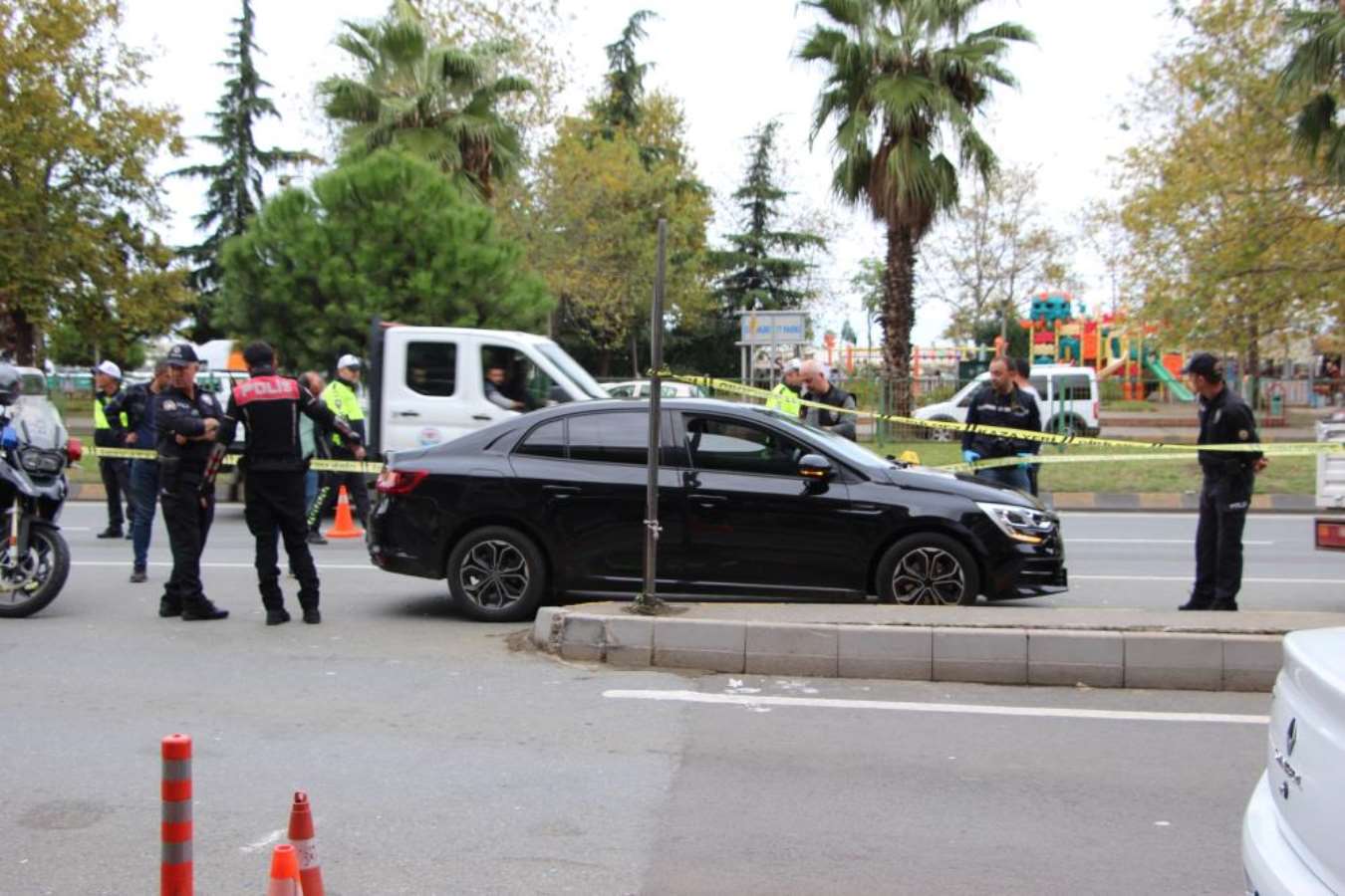 Trabzon’da sahil yolunda silahlı çatışma: 1 yaralı