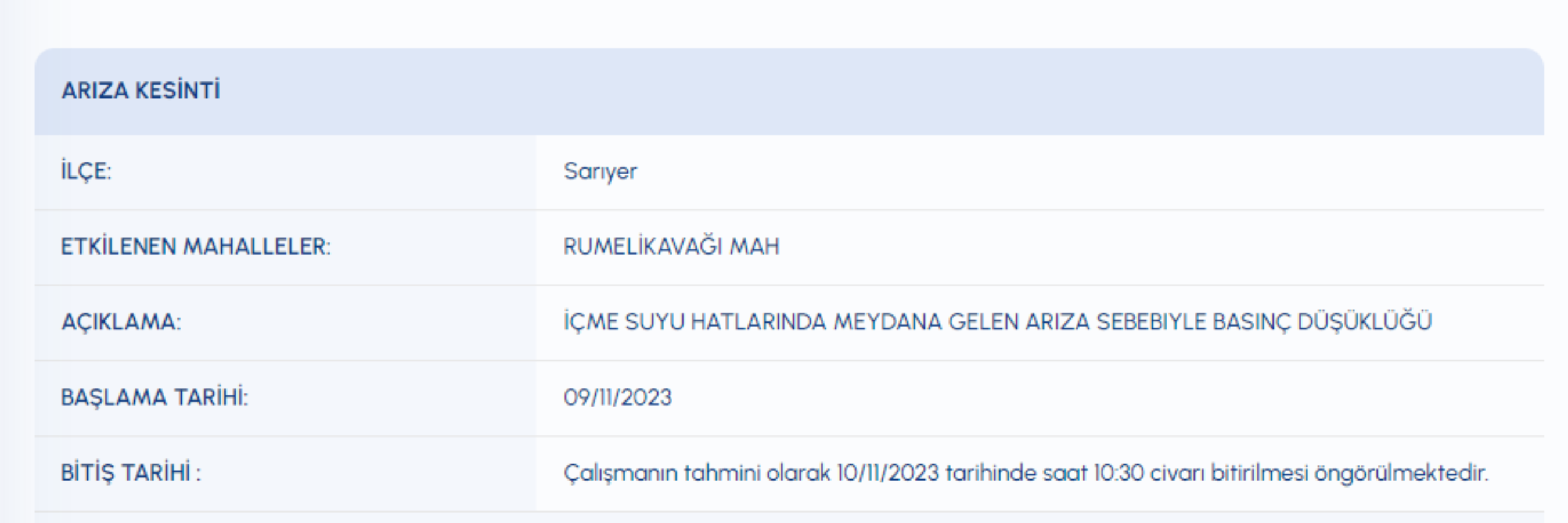 İstanbul'da 5 ilçede su kesintisi: 10 Kasım İstanbul'da sular ne zaman gelecek? Hangi ilçelerde su kesilecek?