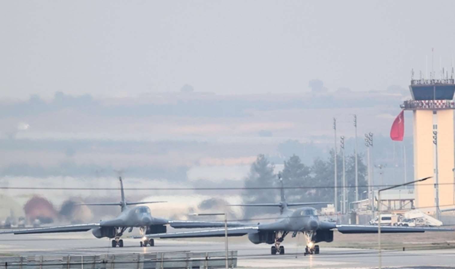 ABD Hava Kuvvetleri'ne ait B-1B Lancers bombardıman uçakları İncirlik Hava Üssü'ne geldi