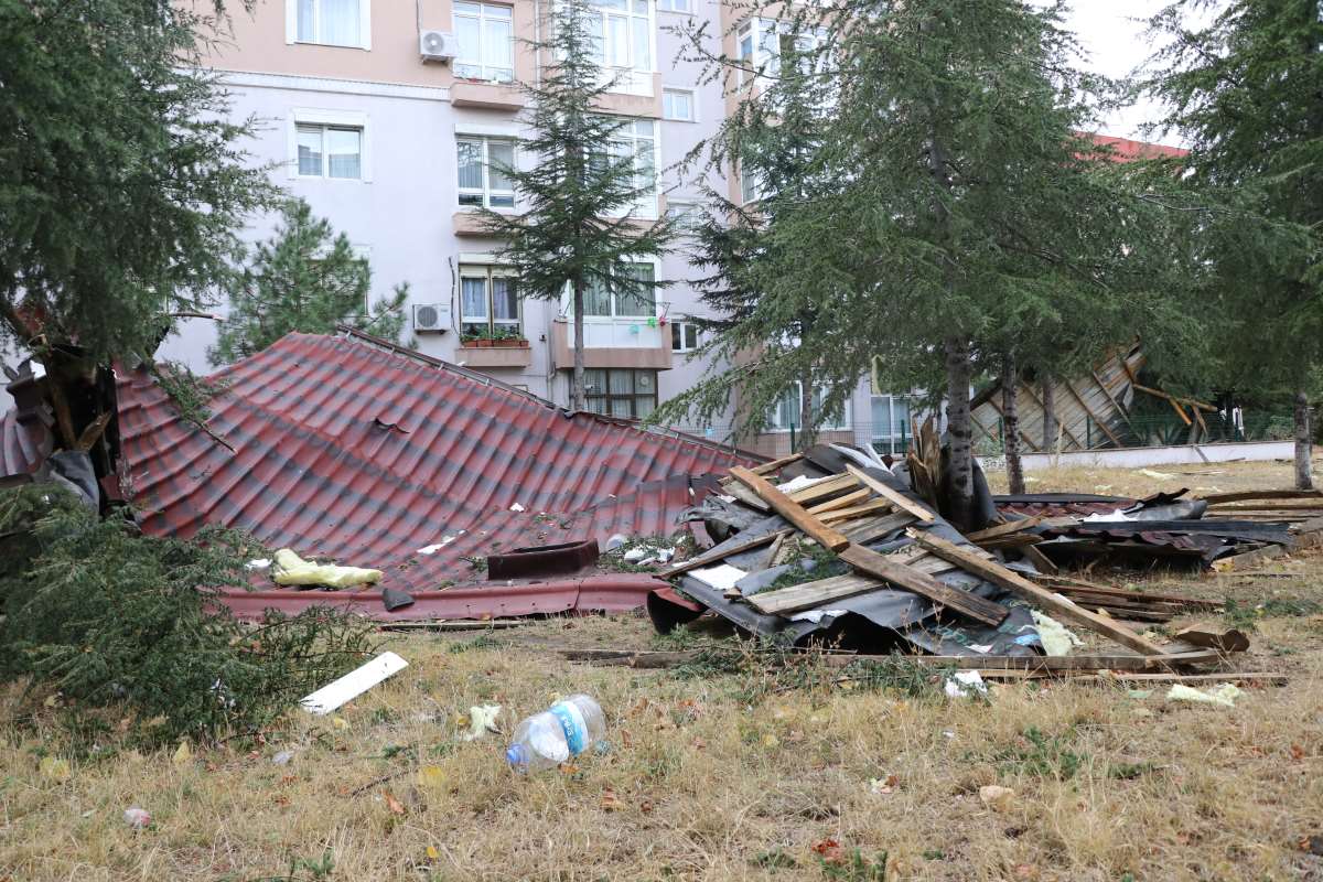 Edirne'de sağanak ve fırtına etkili oldu