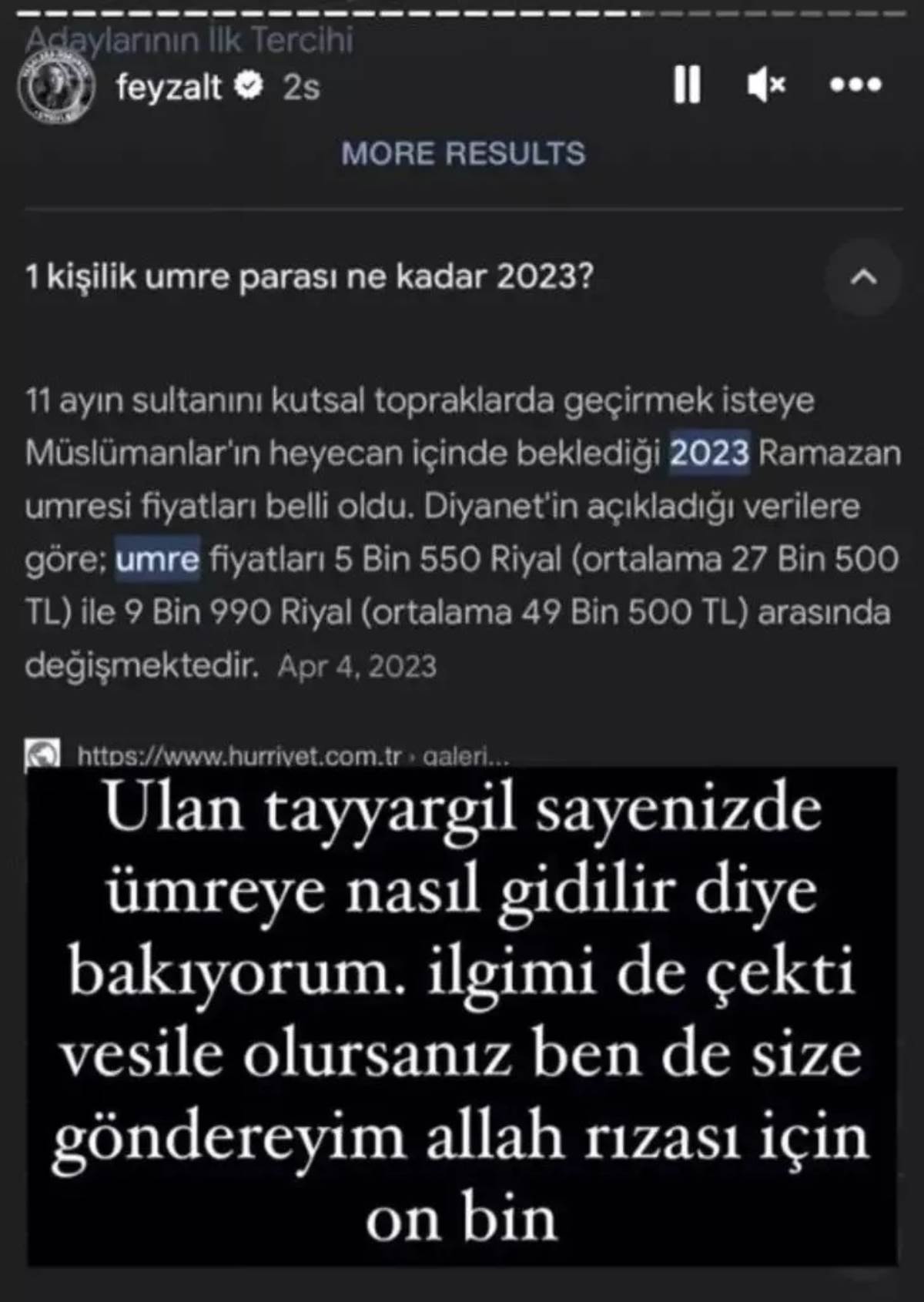 Feyza Altun, Umre çekilişi yapan Özlem Öz ve Tayyar Öz çiftine dair gerçeği ortaya çıkardı