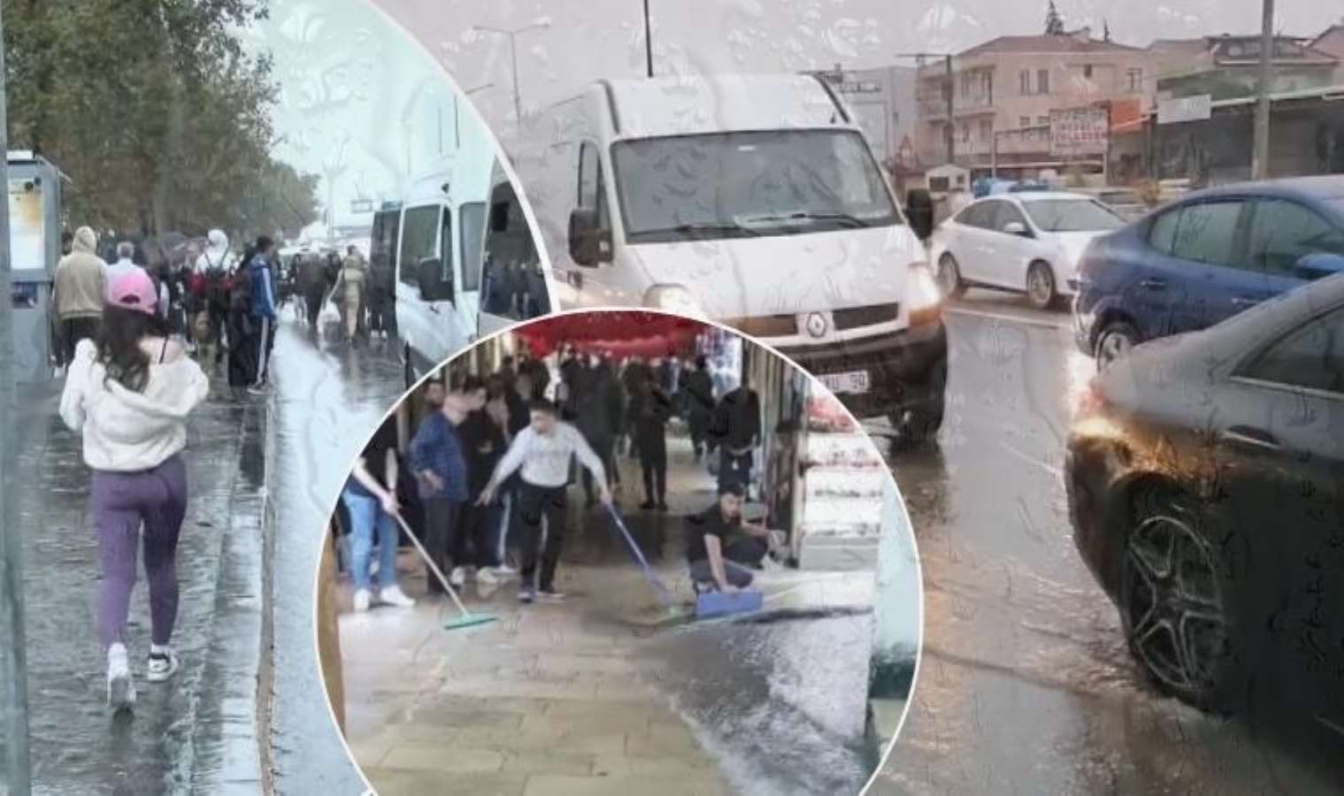 İstanbul'da yağış etkisini artırmaya başladı! Trafikte yoğunluk oluştu, rögarlar taştı, metro istasyonlarını su bastı