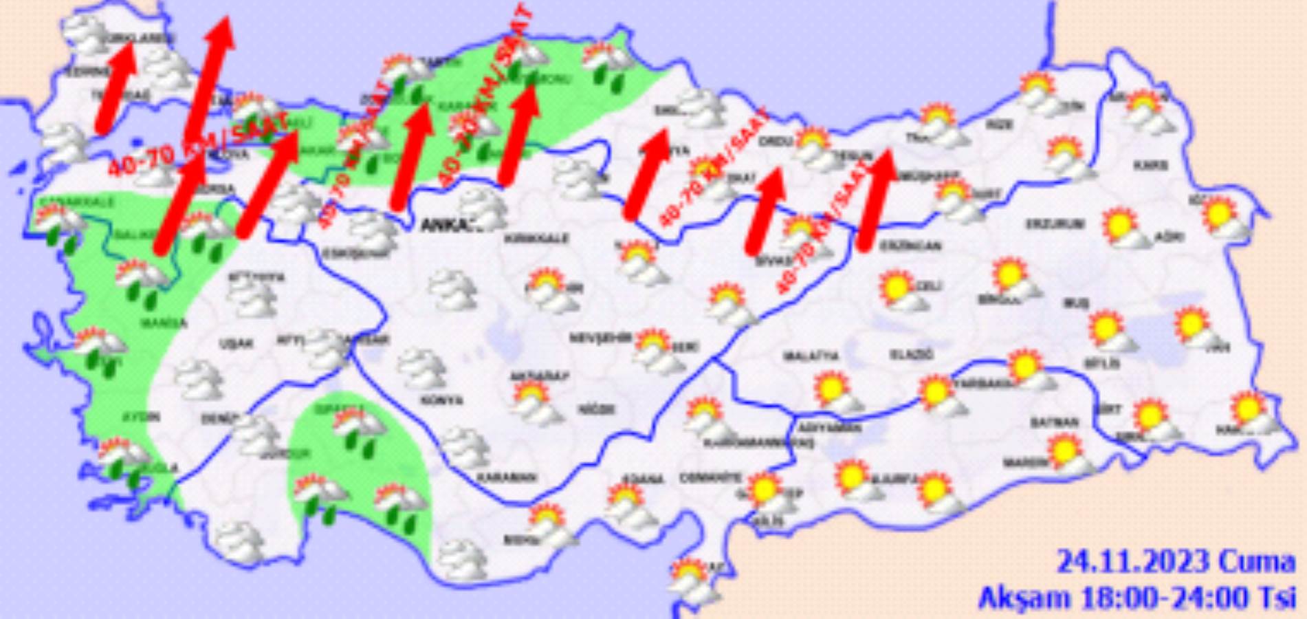 Meteoroloji açıkladı: 24 Kasım 2023 hava durumu raporu... Bugün ve yarın hava nasıl olacak? Kar yağışı bekleniyor mu?