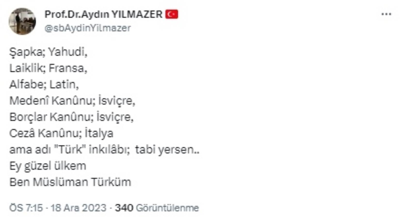 AKP'li profesör, 'Süper Kupa'daki skandalı savundu: Hitler ile çıkmasına izin verecek misiniz?