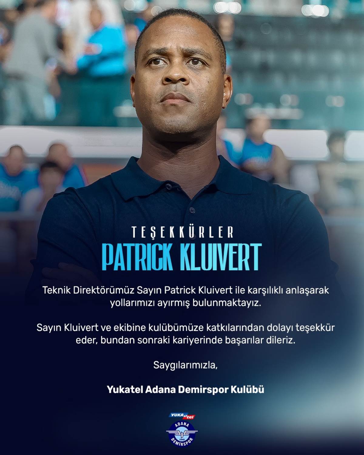 Resmen açıklandı: Adana Demirspor'dan Patrick Kluivert kararı!