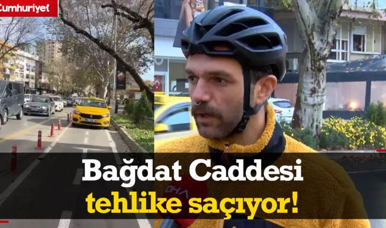 Bağdat Caddesi'nde bisiklet yolu, araç sürücülerinin gözdesi oldu