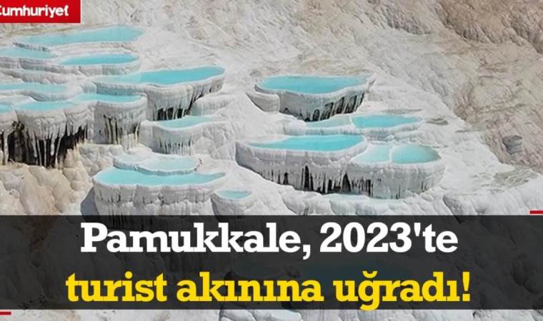 Türkiye'nin gözdesi Pamukkale, 2023'te turist akınına uğradı!