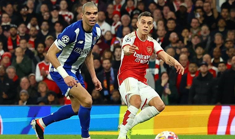 Leandro Trossard tarihe geçti: Arsenal, Porto'yu penaltılarda devirdi!