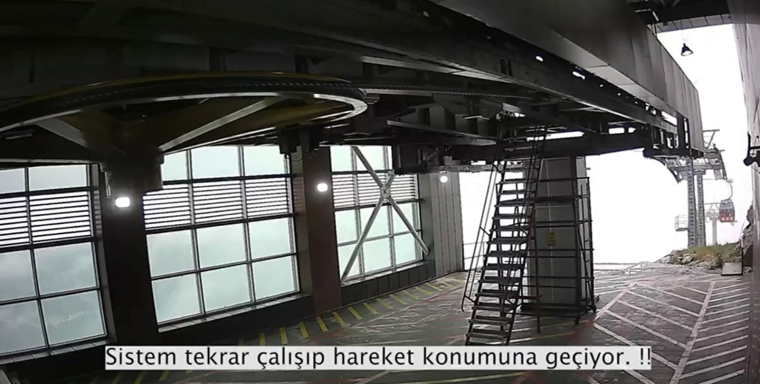 Teleferik faciasında yeni görüntüler: Yolcular uyardı, 25 saniye durdurup tekrar başlattı