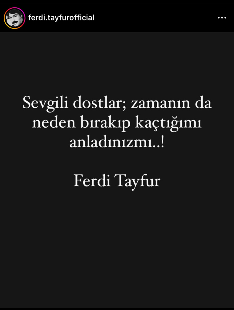 Ferdi Tayfur'dan kızı Tuğçe Tayfur'a sert çıkış!