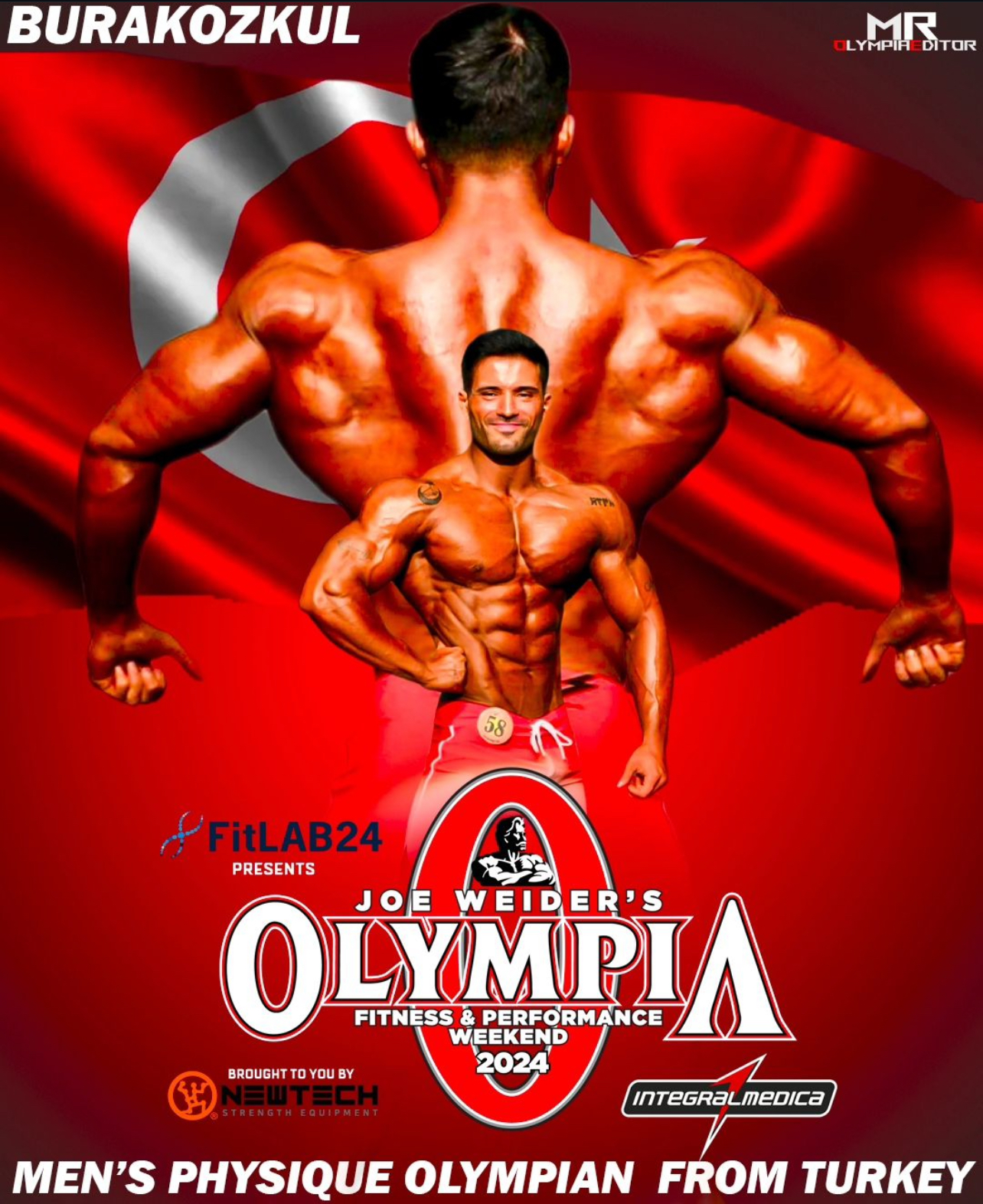 Burak Özkul 2024 Mr.Olympia’da Türkiye’nin Tek Temsilcisi